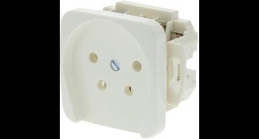 Busch-Jaeger Reflex Telefoon/Data Wandcontactdoos - Inbouw - Telefoon - Polarwit