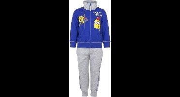 Minions joggingpak - Don't move - Blauw/Grijs - Maat 98 (3 jaar)
