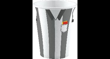 RIETHMULLER - 8 papieren voetbalbekers 250 ml