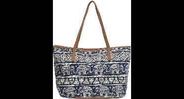 Beagles Canvas Olifant India Ethisch Shopper Schoudertas