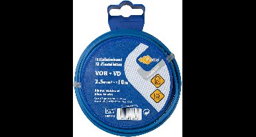 PROFILE installatiedraad VOB (België) VD (Nederland) - 2,5mm² - blauw - 10 meter