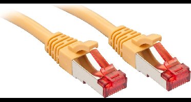 LINDY 47766 RJ45 Netwerkkabel, patchkabel CAT 6 S/FTP 5.00 m Geel 1 stuk(s)