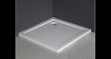 Mould SMC douchebak 90 x 90 x 4 cm vierkant wit