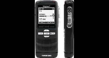 Grundig Digta 7 Slide dicteerapparaat - Schuifschakelaar - XXL display - DigtaSoft One software (Windows)