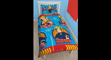 Brandweerman Sam Fireman - eenpersoons dekbedovertrek met 1 kussensloop