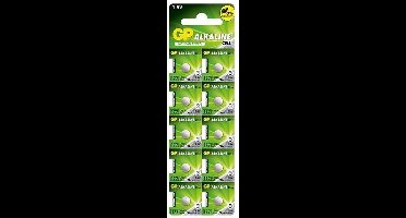 10 Stuks (1 Blister a 10st) GP 177 / G4 / AG4 / LR626 1.5V Alkaline horloge knoopcel batterij