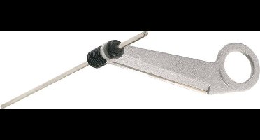 Westmark Spiraalsnijder met lange centreerstaaf, lengte: 24 cm, roestvrijstalen mes/aluminium, zilver/grijs, 51302260