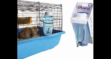 Savic drinkfles+deksel+rvs tuit - 600 ml