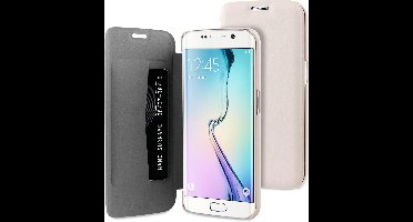 BeHello Book Case voor Samsung Galaxy S6 Edge - Geel