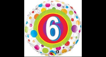 Qualatex - Folieballon Leeftijd 6