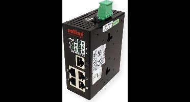 ROLINE Industrie Switch 5x RJ-45, unmanaged