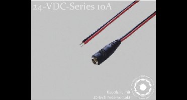BKL Electronic DC-connector DC-koppeling - Vertind 5.5 mm 2.5 mm 1.5 m 1 stuk(s) Single