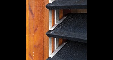 Wovar Flex Fence Draaibare Lamellen voor in de tuin RVS 221,5 cm (105 en 116,5 cm) | 2 stuks