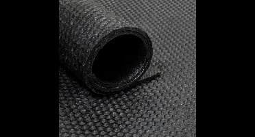 Rubbermat op rol Hamerslag 10mm - Breedte 250 cm - 5 meter