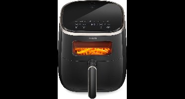 Philips 3000 Series Airfryer XL - HD9257/80 - Kijkvenster - 5.6L - Tot 5 Personen - Zwart
