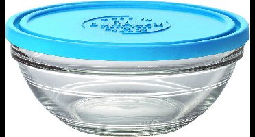 Hermetische Lunchtrommel Duralex Bol Red Freshbox Blauw (970 ml) (ø 17 x 7 cm)