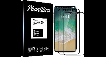 Screenprotector voor iPhone X / XS / 11 Pro - 2 stuks Beschermglas van glas Transparante glazen schermbeschermfolie met zwarte randen