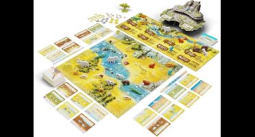 White Goblin Games Wild Serengeti - Bordspel met dieren - Voor 2-4 spelers