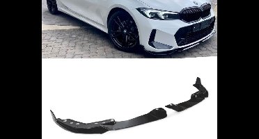 Spoiler Splitter Voor Bmw G20 G21 LCI M Pack Glans Zwart