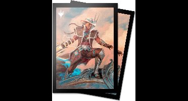 Ultra Pro - Magic: The Gathering - Outlaws of Thunder Junction - 100 Standard Sized Card Sleeves Pack - Annie Flash, the Veteran (63 x 89 mm)