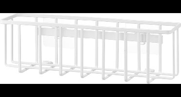 Yamazaki Zelfklevend Gootsteen/Wastafel Mandje - L - Tower - Wit