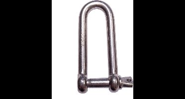 Seilflechter - D-sluiting - Lange uitvoering - RVS A4 - Maat: 6mm