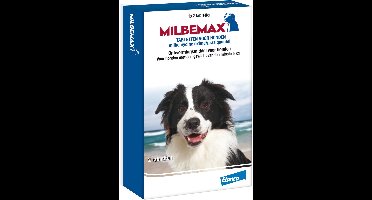 Milbemax Milbemax Hond - Anti wormenmiddel - 2 tab 10-75kg