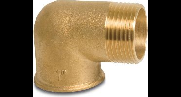 BOSTA Nr. 92 - Messing knie 90° 1x1