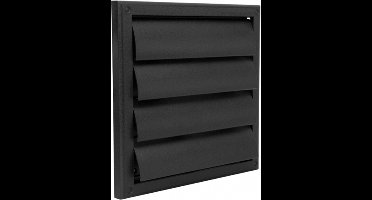 Opbouw Dampkapr. PVC 187x187 Zwart 733 Renson