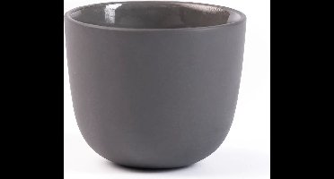 Espresso kopje - 60ml - Grijs – Handgemaakt – Porselein – Espresso Kop - Koffiekopjes – Espressomachine - Barista Essentials