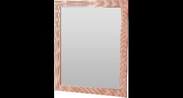 Home & Styling Wandspiegel Louvre - frame kleur koper - 46 x 56 cm - met brede lijst - gang/badkamer/slaapkamer spiegels