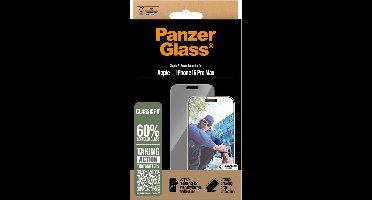 PanzerGlass Screenprotector geschikt voor Apple iPhone 16 Pro Max Glazen | PanzerGlass Classic Fit Screenprotector - Case Friendly