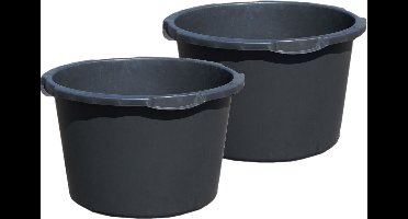 Bouwemmer - Flexibel - Kunststof - 45 L - 3 stuks