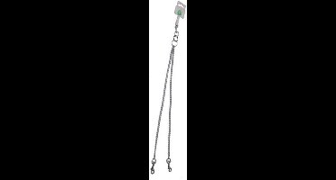 De Boon Fietsmand Ketting - Hondenfiets-accessoires - 50x5x3 cm Chroom