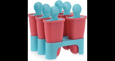 Ijsvormpje 6 stuks - Ijsvormen - Ijsjes Vormen - Ijslolly - Ijsvormpjes