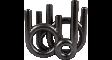 Present Time - Kandelaar Rings Large - Metallic dark grey