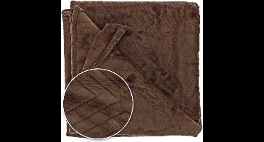 D- Unique Living | Plaid Auke 150x200cm bison brown