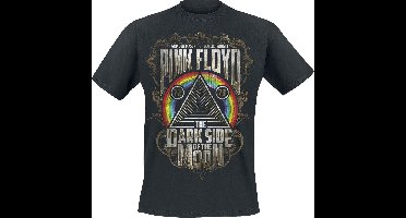 Pink Floyd Dark Side - Gold Leaves Heren T-shirt - zwart - M