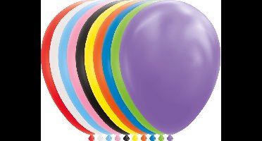 10 Ballonnen 12" multikleur / in vrolijke kleuren - Versiering Feestdecoratie Decoratie Verjaardag Jubileum Thema Feest Ballon