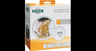 Petsafe 917 Classic - Incl. Tunnel - Wit - Kattenluik - Ø 22.4 cm