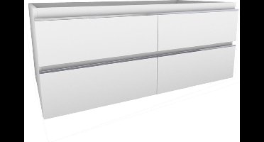 Tigris Onderkast - 120 x 46 cm. - Wit