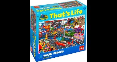 Legpuzzel That's life car race 1000 stukjes