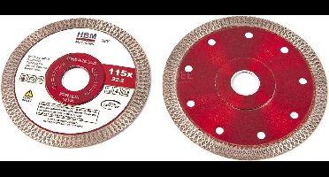 HBM 115 mm Professionele Diamant Doorslijpschijf