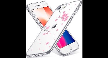 ESR Mania Back Cover hoesje iPhone 7/8/SE 2020 Cherry Blossom print