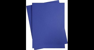 Gekleurd Karton, A2 420x594mm koningsblauw, 10 vel | Knutselkarton