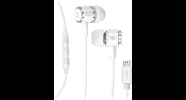 SBS TEINEARLIGHTW hoofdtelefoon/headset In-ear Wit