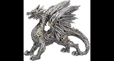 Nemesis Now Beeld/figuur Swordwing (Small) Draak Zilverkleurig/Bronskleurig