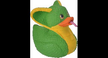 Wild Republic Badeend Slang Junior 10 Cm Groen/geel
