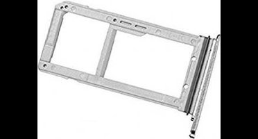 Simkaart houder geschikt voor Samsung Galaxy S7 Edge G935 - Simcard Holder - Zilver