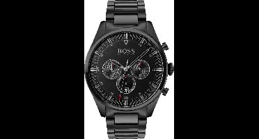Hugo Boss Pioneer 1513714 Horloge - Staal - Zwart - Ø 44 mm